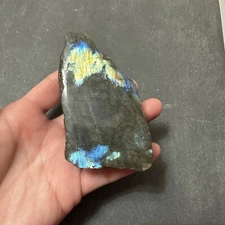 Natural Free Form Labradorite Rough/Raw Gemstone/Healing Crystal/Flashy