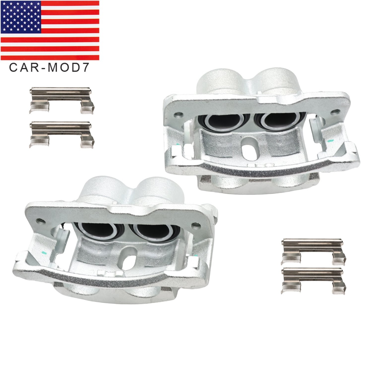 2x Rear Brake Calipers For Chevrolet Silverado 2500 GMC Sierra 2500 w/ Bracket