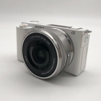 Sony ZV-E10 ZVE10 24.2MP Mirrorless White Camera with 16-50mm Lens