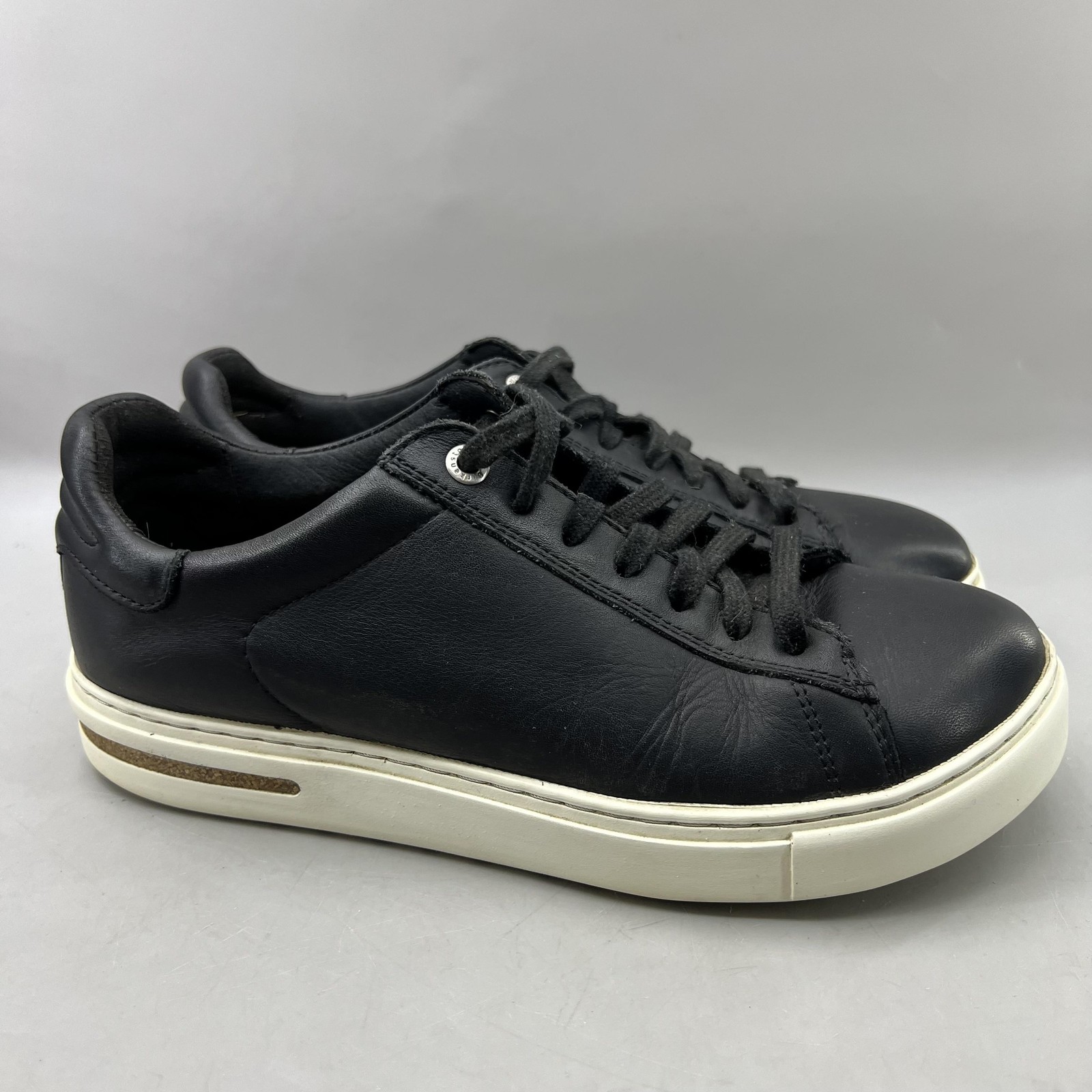 Birkenstock Bend Low Casual Shoes Women Size 7 Black Lace Up Comfort Sneakers