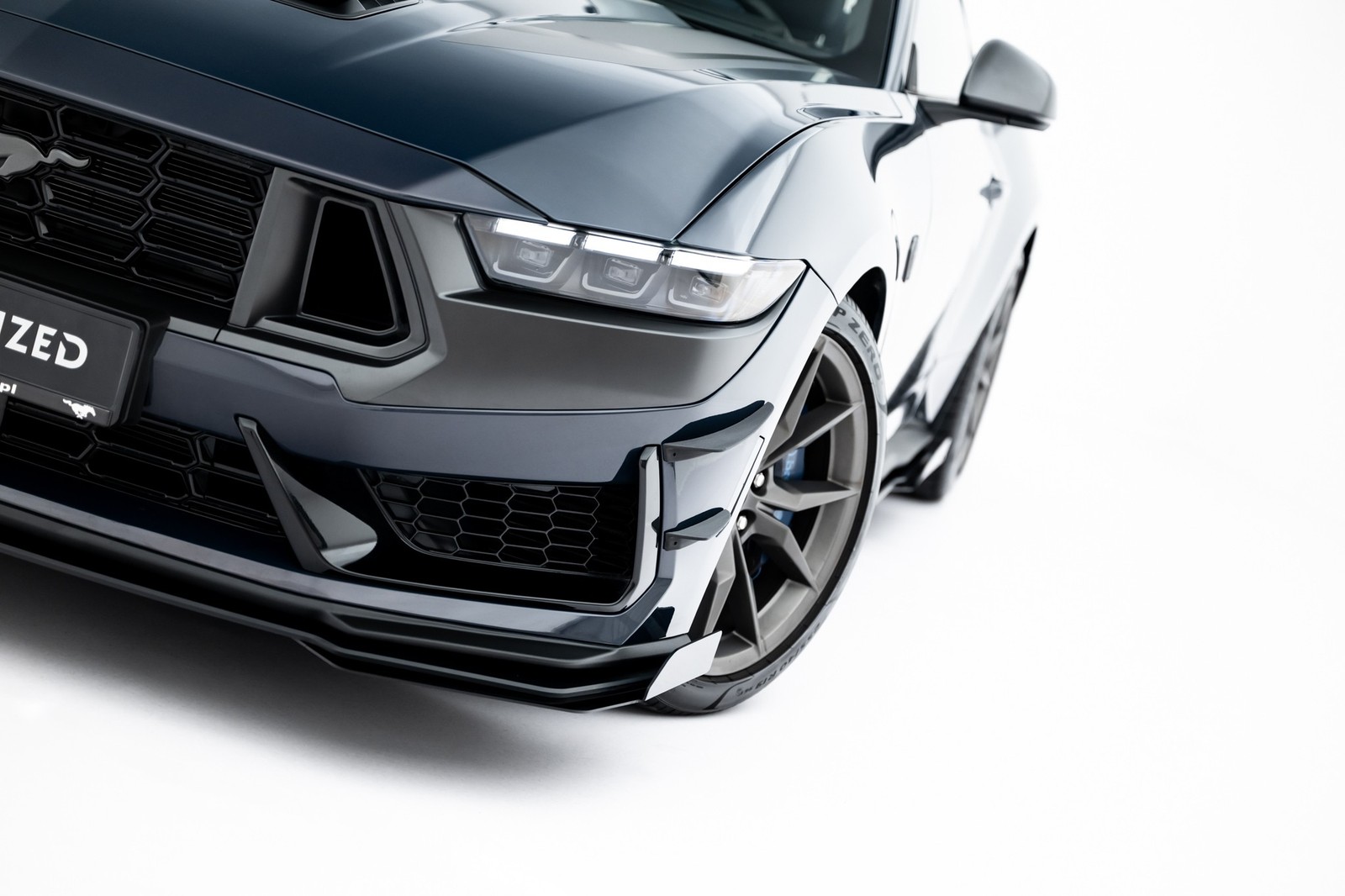 Flaps Ford Mustang Dark Horse Mk7 Maxton écopes avant aérodynamiques ABS