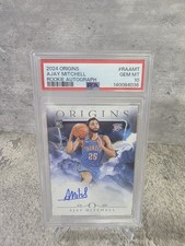 2024-25 Panini Origins Ajay Mitchell Rookie On-Card Auto #RA-AMT PSA 10