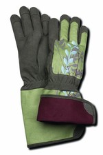 MAGID TE296T Terra Collection Rose Gloves - Womens Medium Medium, Green