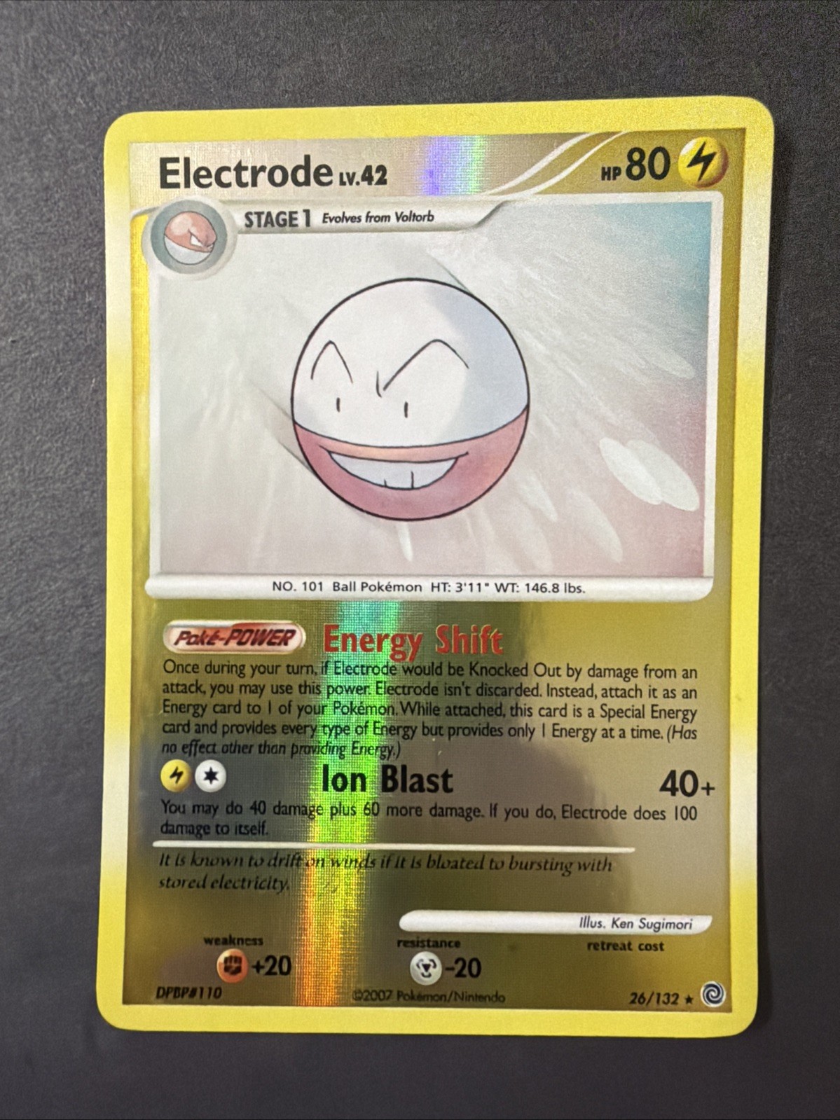 Electrode 26/132 Secret Wonders Reverse Holo Rare Pokemon Card
