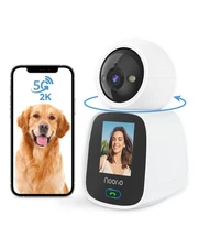 Noorio 5G Two Way Video Calling Camera, One Click Call 2K Pet Camera with Pho...