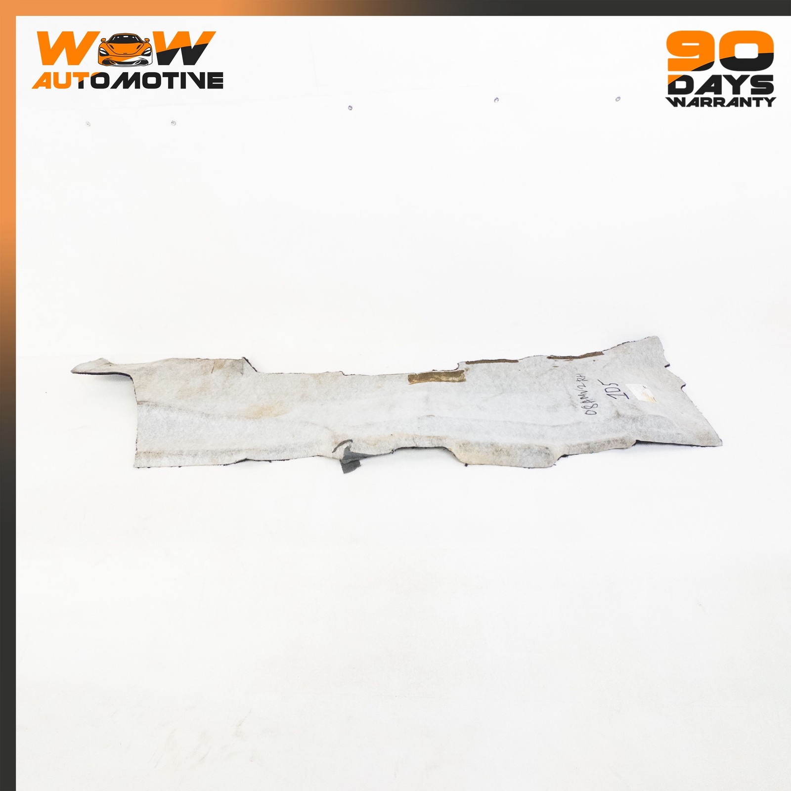 06-16 ASTON MARTIN V8 VANTAGE FRONT RIGHT FLOOR SILL CARPET COVER TRIM OEM