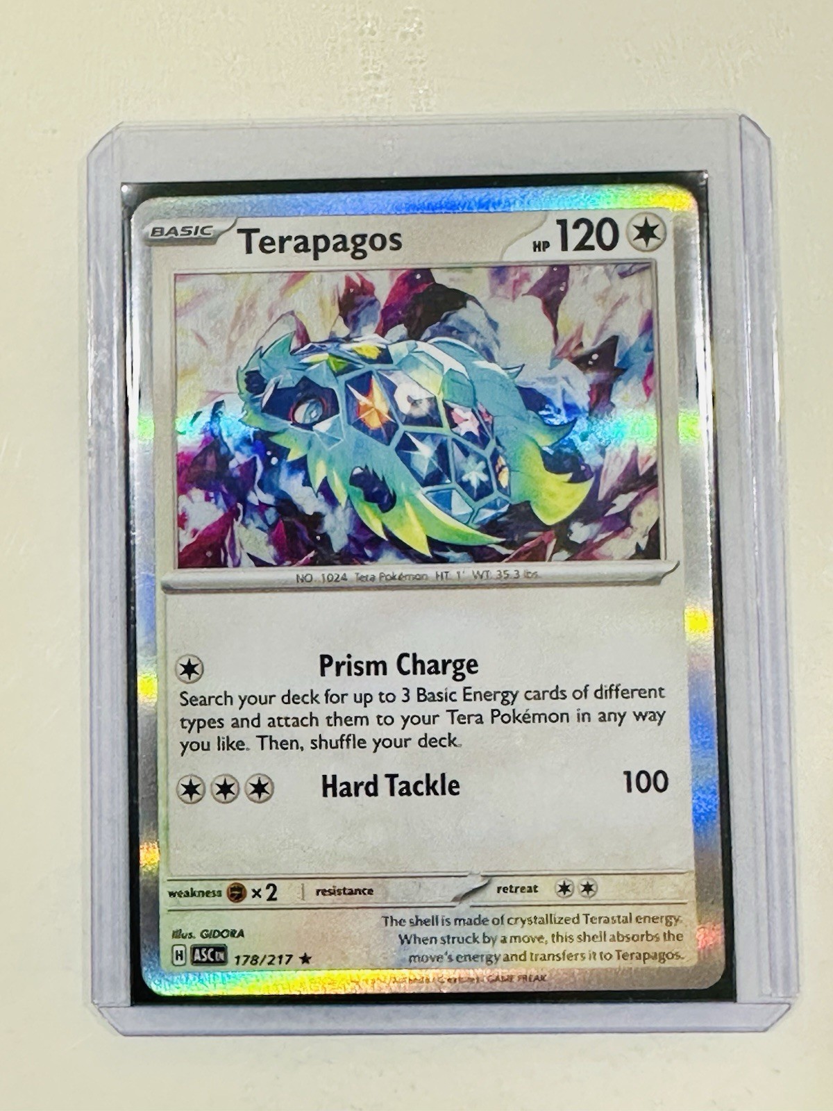 Terapagos 178/217 Ascended Heroes Holo Pokémon TCG NM