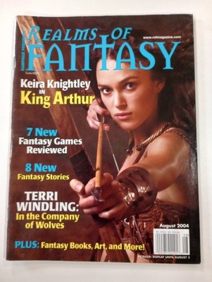 Realms of Fantasy Magazine August 2004 Keira Knightly in King Arthur