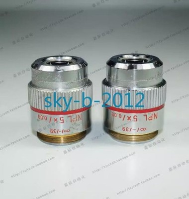 1 PCS     long working distance objective lens NPL 5X/0.09 5x RMS port *qq