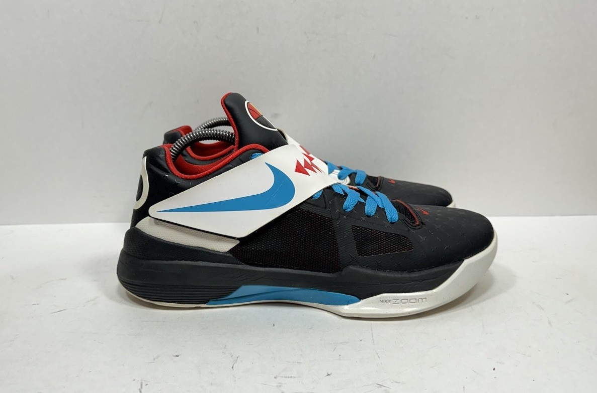 Nike Zoom KD 4 N7 IV Black Blue Red White 2012 519567-046 Mens