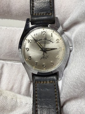 Vintage Andre Bouchard 17 Jewels PSS Stainless Hyde Park Movement - Needs Repair