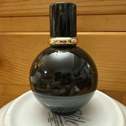 Tova Nights Vintage 1 Fl Oz. Black Globe Shaped Bottle Has Some Contents 1/2 ?