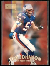 TED JOHNSON #18 1997 SkyBox Premium New England Patriots NM