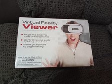 VR Virtual Reality Viewer fits phones 3.5" - 6". Free Apps  Cell Phone Needed 