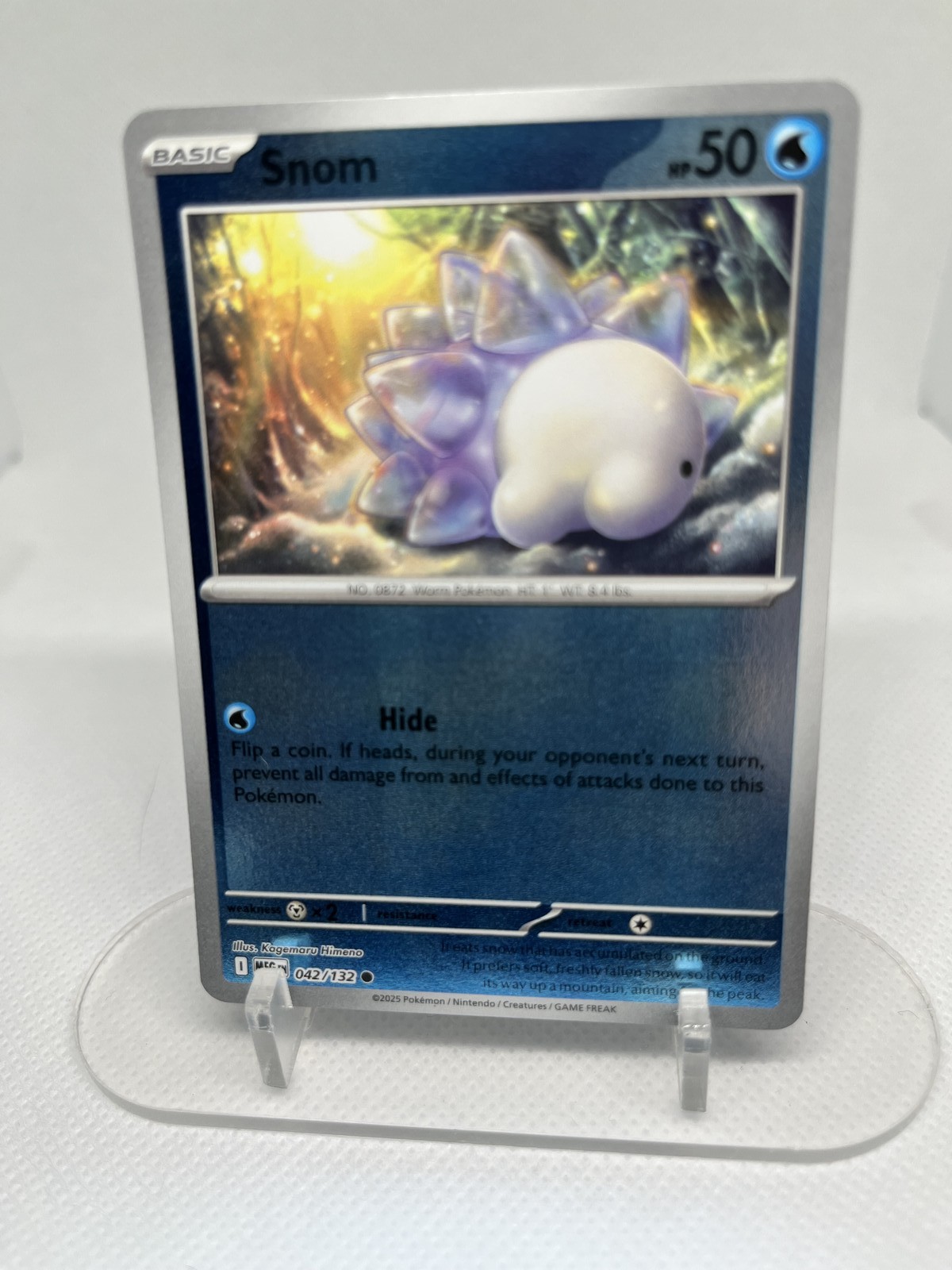 Snom 042/132 Common ME01: Mega Evolution Pokemon Reverse Holo Near Mint