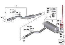 BMW Z4 G29 Exhaust Tail Pipe Extension 18308679178 8679178 NEW