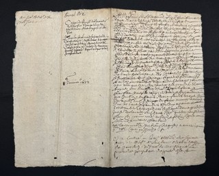 Old Document from 1672