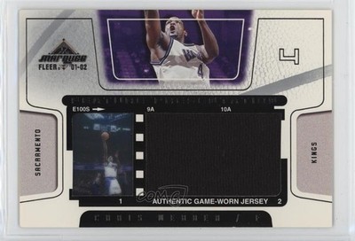 2001-02 Fleer Marquee Feature Presentation Jersey 22/250 Chris Webber HOF 7y2
