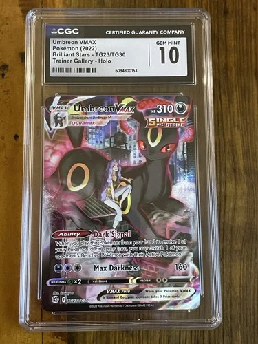 Umbreon VMAX TG23/TG30 - Brilliant Stars Trainer Gallery CGC 10 Gem Mint
