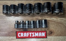 Craftsman Metric Socket 38 Drive Set Lot Of 13