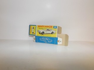 MATCHBOX TRANS. S/F NO. 8 A FORD MUSTANG FASTBACK RARE EARLY EMPTY BOX ONLY