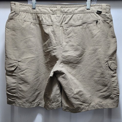 The North Face Cargo Shorts Men's 40 Khaki Flat Front
