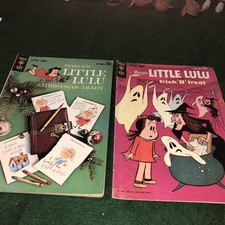 Gold Key Comics Little Lulu Trick r Treat # 1 & # 166 Silver Age Lot of 2 Comics