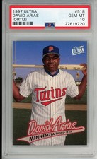 1997 FLEER ULTRA #518 DAVID ARIAS GEM MT PSA 10 ORTIZ ROOKIE LOW POP