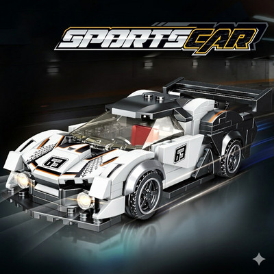 MOC LEGO Car: Mingdi Sports Car Building Blocks Set (323 Pcs)