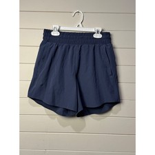 Under Armour Women's Running Shorts Blue Elastic Waist Lightweight Athletic Smal