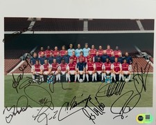 Multi signed Arsenal 10x8 photo RACC Trusted Seller ACGCert