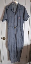 Vtg Tom Cat Jumpsuit Coveralls Size Med Mechanic Baby Blue  A24