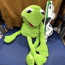 Vintage Jim Henson Kermit the Frog Hand Puppet Large 20  Inches
