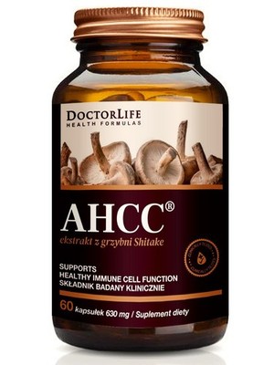 Doctor Life AHCC Shiitake Grzybni Extrakt 630mg Nahrungsergänzung Supplement