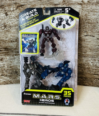 M.A.R.S. Heroes Create & Build Your Own Figure 35 pieces - Cybotronix