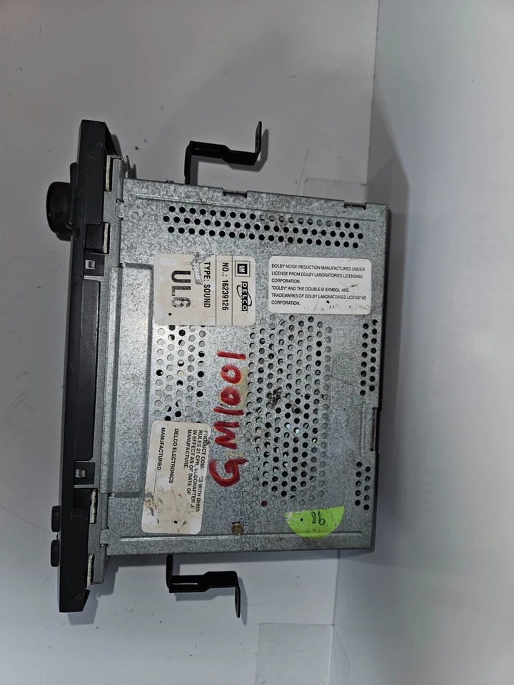 97-01 CADILLAC CATERA RADIO AUDIO CD W/ CASSETTE PLAYER EQUIPMENT OEM, 16239126 - Image 3 of 4