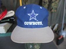 Vtg 90s LOGO 7, DALLAS COWBOYS Fiber Optic Flashing Star Hat, Snapback Cap