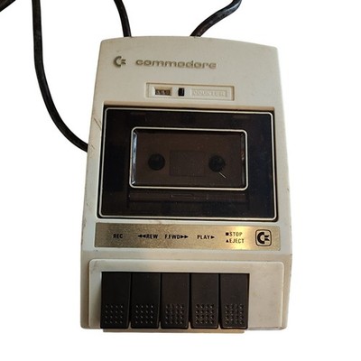 Early Version Commodore C2N Cassette Tape Player Recorder