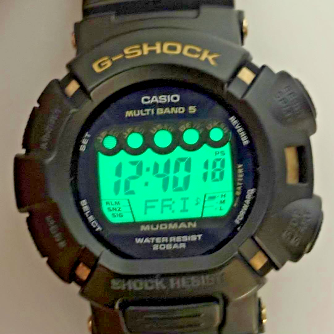 【美品】 G-SHOCK GW-9025A マッドマン タフソーラー 25周年 CASIO G-SHOCK GW-9025A Mudman 25th Anniversary Solar Radio