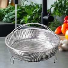 Dampfkorb aus Edelstahl, Küchenhelfer, tragb...