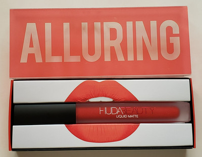 Huda Beauty Liquid Matte Lipstick   Alluring   0.17 Fl Oz   New In Box