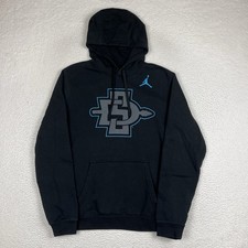 Nike Jordan San Diego State Hoodie Mens Medium Turquoise Sweatshirt Team Issue