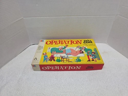 Vintage 1965 Milton Bradley Operation Skill Game Complete Excellent Condition