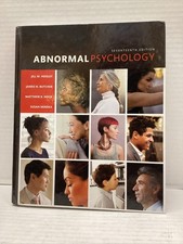 Abnormal Psychology by Jill Hooley, James But...