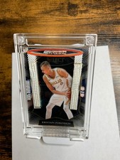 Kristaps Porzingis Jersey Fusion Net Patch 45/49 Game Used 