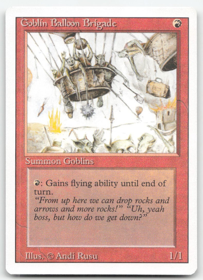 GOBLIN BALLOON BRIGADE 11 UC ANTHOLOGIES MAGIC: THE GATHERING NEAR MINT