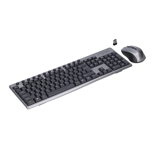 Keyboard Mouse Combo Wireless Stable Connection Ultrathin Design 2.4G 104 SPC