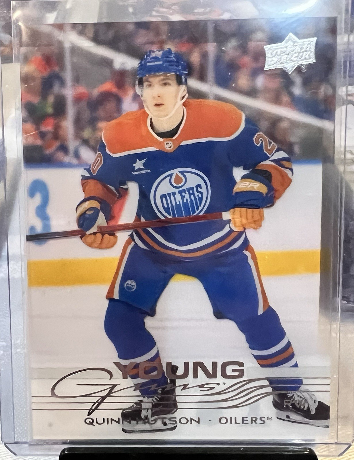 2025-26 Upper Deck Young Guns #224 QUINN HUTSON Clear Cut