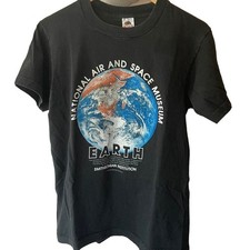 Vintage 90s Smithsonian Air and Space Museum Single Stitch Shirt Adult Medium
