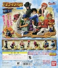 BANDAI GASHAPON DIORAMA WORLD 2 (FROM THE TV ANIMATION ONE PIECE) FULL SET